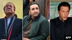 نواز شریف، بلاول بوټو او عمران خان 