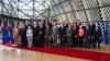 Liderii europeni, reuniți la Bruxelles împreună cu președintele Ucrainean Volodimir Zelenski, pe 27 iunie 2024. 