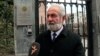 Armenia - Gagik Baghunts, speaks to RFE/RL outside the Karabakh mission in Yerevan, February 20, 2024.