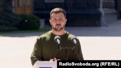 Українські військові відбили 18 травня російський штурм у районі міста Часів Яр в Донецькій області, каже Володимир Зеленський
