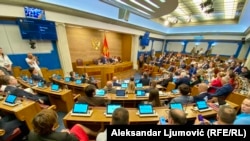 Седница на Собранието на Црна Гора на која се очекува да се гласа за реконструкција на владата, Подгорица, 23 јули 2024