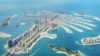 Дубайдагы Palm Jumeirha аралы.