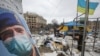 Центърът на Харков след реакетния обстрел на 1 март 2022 г.