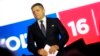 Голова лівоцентристської соціал-демократичної партії «Smer», прем’єр-міністр Словаччини Роберт Фіцо під час передвиборчої кампанії у Братиславі. 2 березня 2016 року