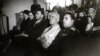 Festivitatea inaugurării teatrului C.F.R. Giuleşti. Participă Gh. Gheorghiu–Dej, Th. Georgescu, P. Groza, G-ral Susaikov cu o cohortă de consilieri sovietici, Gh. Apostol, Chivu Stoica (27.09.1946) Sursa: Fototeca online a comunismului românesc, cota 119/1946