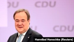 Германиянын Христиан-Демократиялык Биримдиги (ХДБ) партиясынын жаңы төрагасы Армин Лашет. Берлин. 2021-жылдын 16-январы.