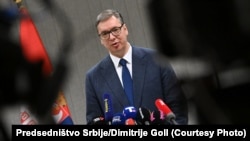 Presidenti serb, Aleksandar Vuçiq.