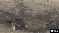 Місце катастрофи Су-27