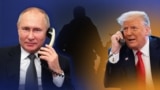 ABŞ-nyň prezidenti Donald Tramp (sagda) bilen Russiýanyň prezidenti Wladimir Putin (illýustrasiýa suraty)