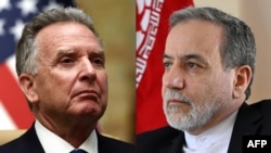 عباس عراقچی، وزیر خارجه ایران و استیو ویتکاف، فرستادۀ ویژۀ رئیس‌جمهور ایالات متحده. طرف‌های مذاکرات هسته‌ای ایران و آمریکا