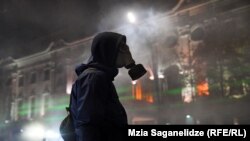 პროევროპული საპროტესტო აქცია რუსთაველზე. 4 დეკემბერი, 2024