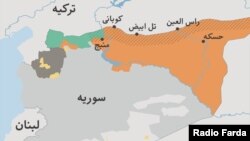 د سوریې نقشه