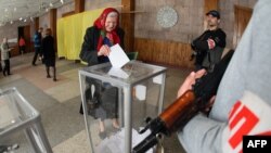 Донецкидагы сайлау урыны