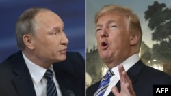 Володимир Путін (л) і Дональд Трамп (п), комбіноване фото
