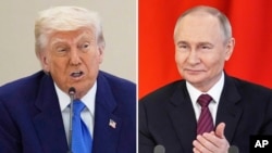 Американскиот претседател Доналд Трамп и оретседателот на Русија Владимир Путин