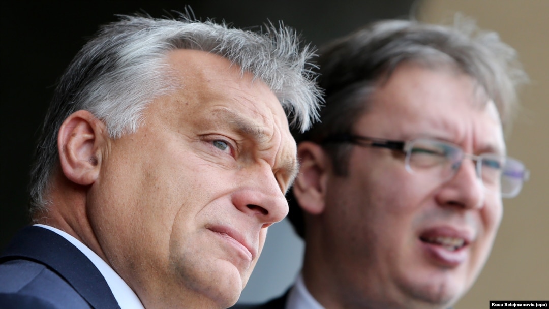 Predsednik Srbije Aleksandar Vučić i mađarski premijer Viktor Orban