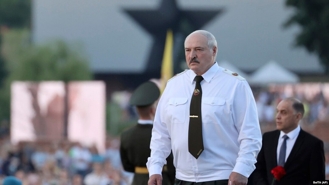 Predsjednik Bjelorusije Alyaksandr Lukashenka na ceremoniji povodom obilježavanje 80 godina od napada Njemačke na tadašnji Sovjetski savez,  22. juni 2021.