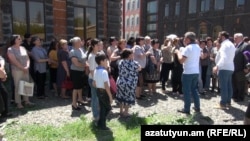 «Սաստեքս» ընկերության աշխատակիցների բողոքի ակցիան, Գյումրի, 31-ը մայիսի, 2019թ.