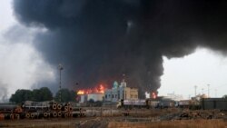 Последствия израильского обстрела порта Ходейда, Йемен, 21 июля 2024 года