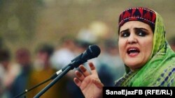 د پښتون ژغورنې د غورځنګ عالي رتبه مشره ثنا اعجاز