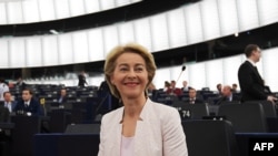 Урсула фон дер Лайен говори пред Европейския парламент
