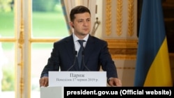 Президент України Володимир Зеленський. Париж, 17 червня 2019 року