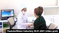 Döwlet telewideniýesinden alnan surat. 
