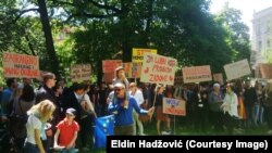 Protest pripadnika LGBT populacije, Sarajevo, 2017. godine