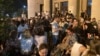Serbia -- Street blockade in front of the Faculty of law, protest over a spate of arrests of anti-government protesters and demanding an early election, Belgrade, July 3, 2025