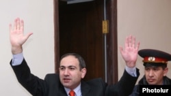 Никол Пашинян в Апелляционном суде, 9 марта 2010 г.