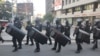 Detalj sa blokade u Bulevaru kralja Aleksandra, ispred Pravnog fakulteta, Beograd, 4. jul 2025.